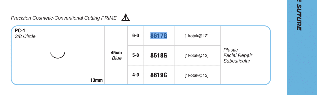 Prolene 6-0 8617G Bagan
